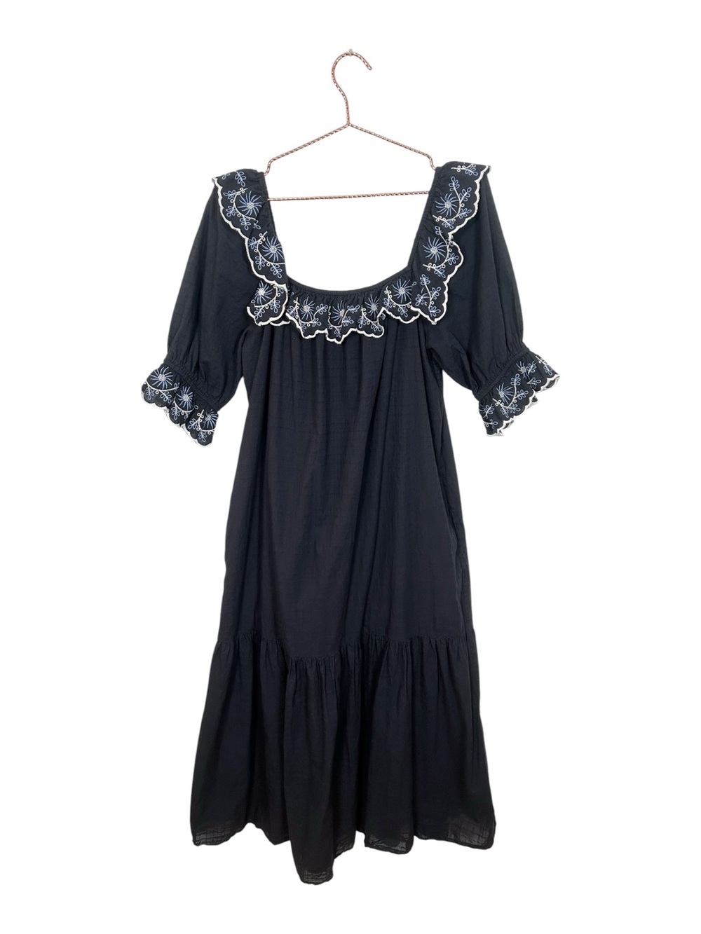 Christy Dawn Maggie Cotton Dress Black